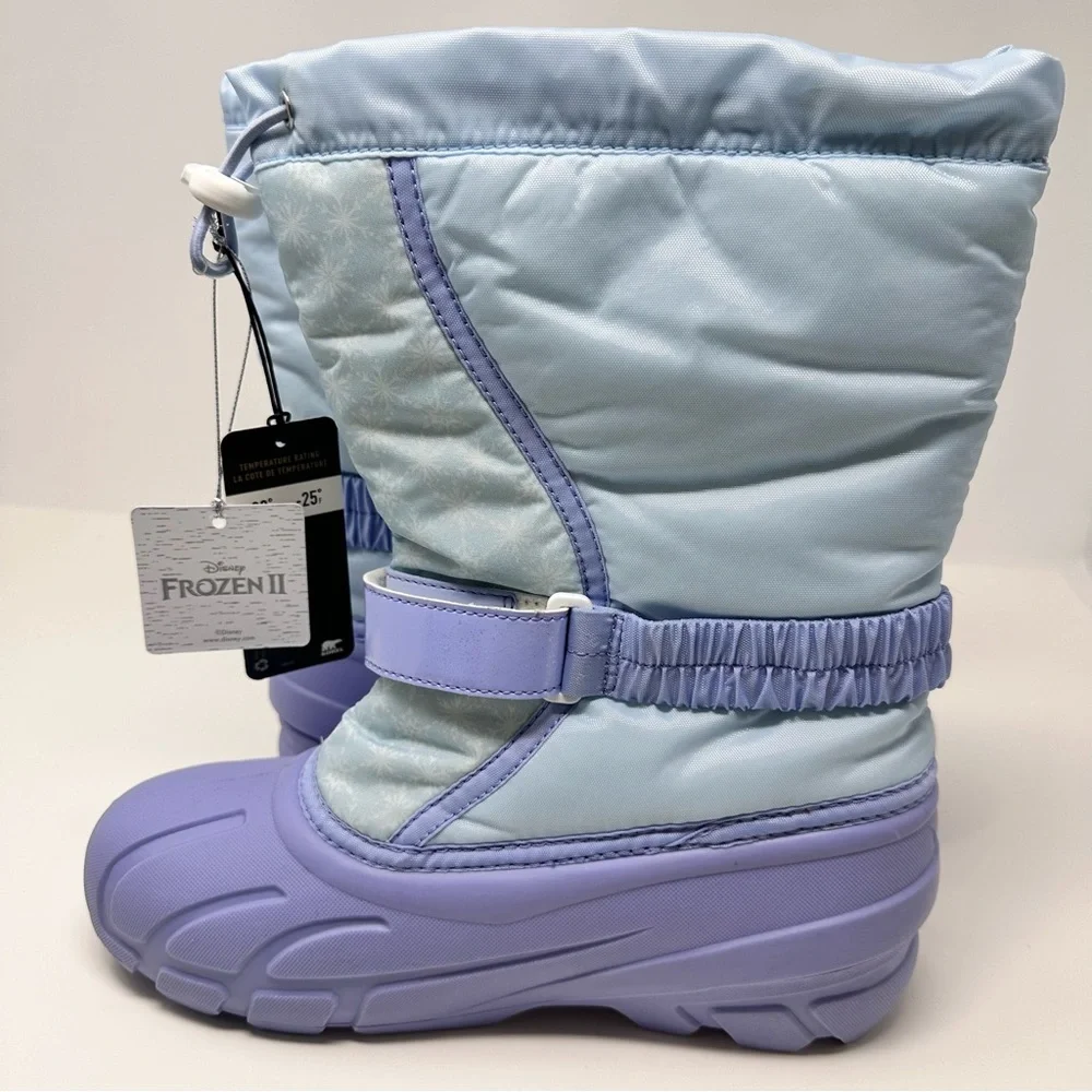 Sorel NWT Disney Frozen Elsa Boots Purple Youth Size 6